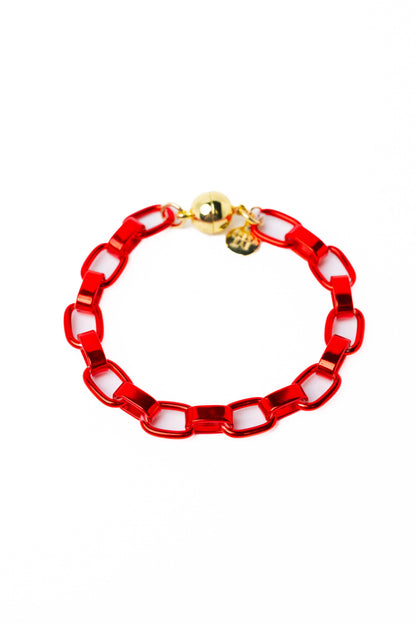 Elara Bracelet - Metallic Berry Noel
