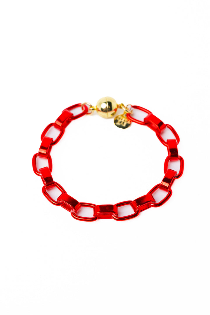 Elara Bracelet - Metallic Berry Noel