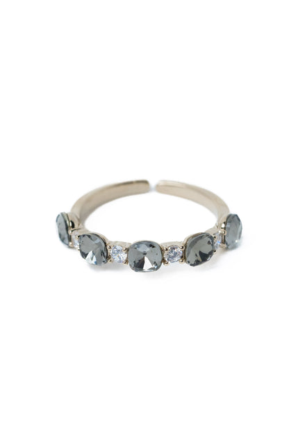 Carmela Ring - Metallic Linen Smokey