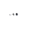 Prim Round Earrings - Smokey