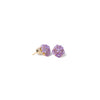 Floral Spring Earrings - Gold Lilac Kiss