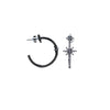 North Star Earrings - Gunmetal