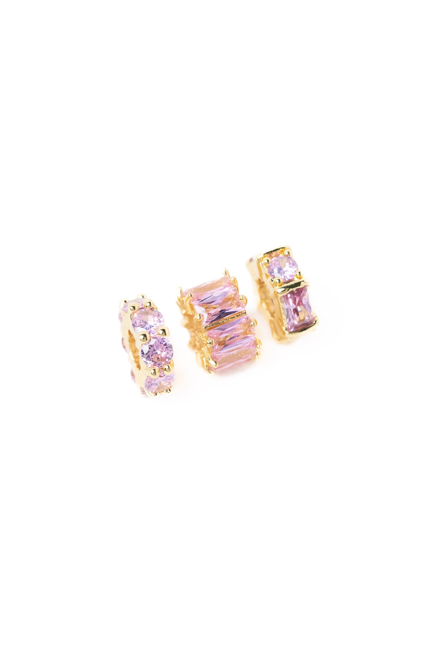 Charm BAR Spacers - Pink