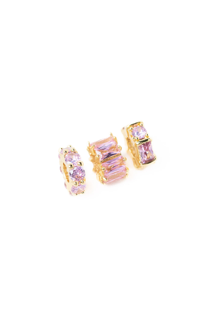 Charm BAR Spacers - Pink