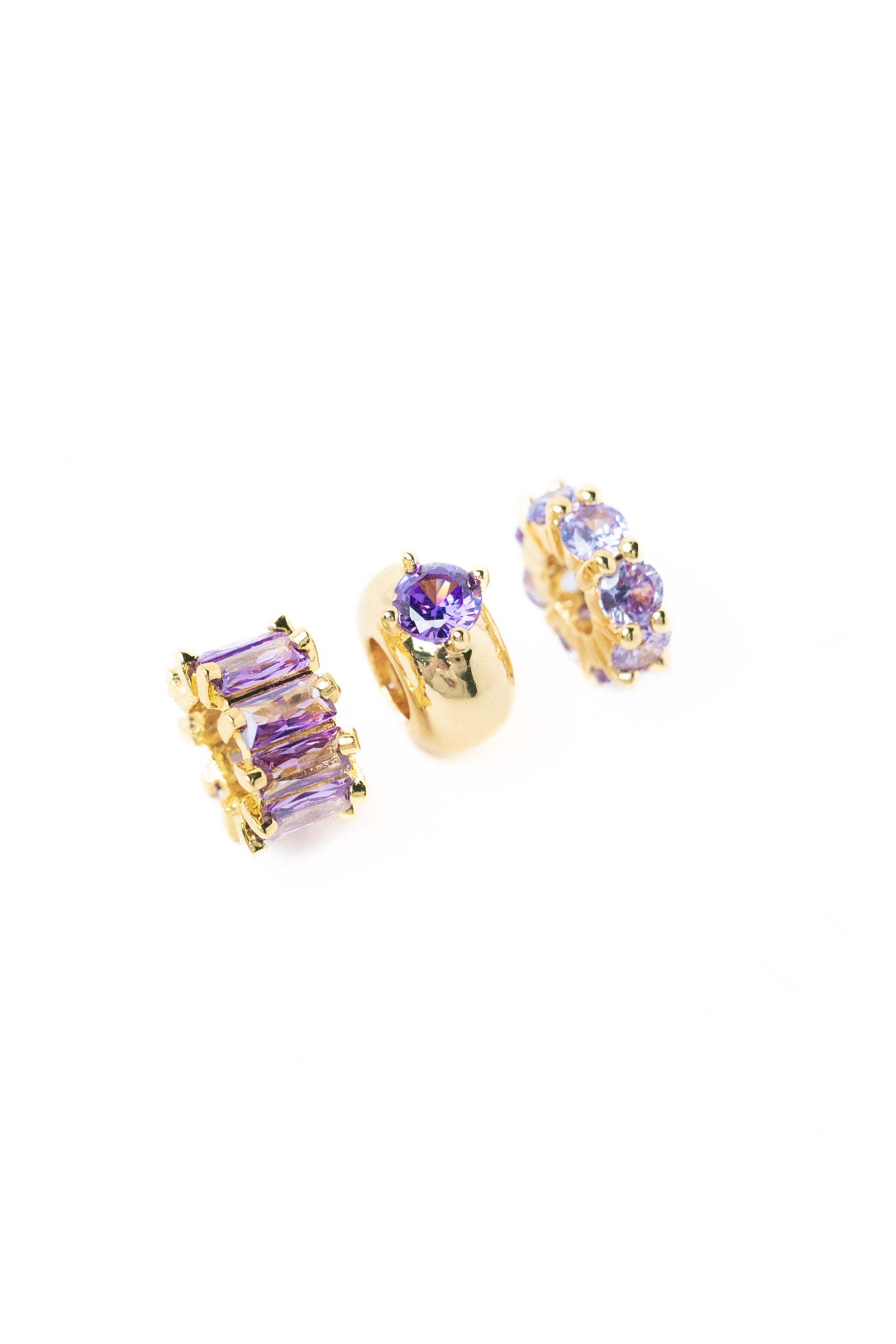 Charm BAR Spacers - Lilac