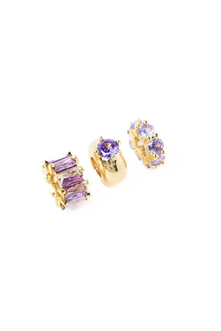 Charm BAR Spacers - Lilac