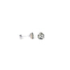 Prim Earrings Hexagon - Silver Smokey