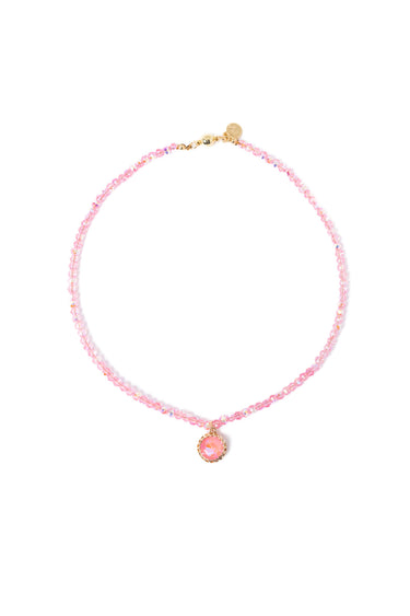Kora Necklace - Taffy Pink
