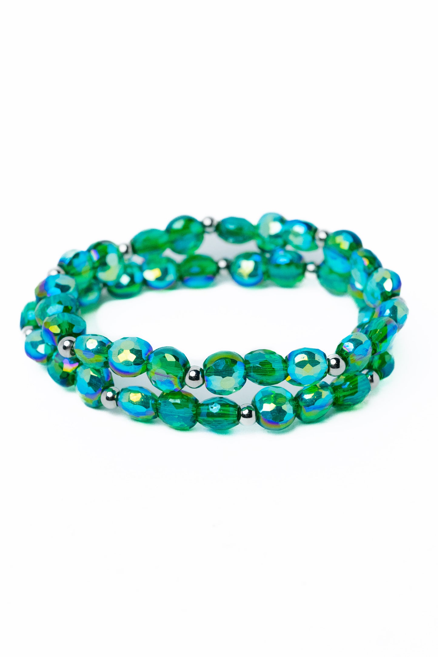 Shimmering Midnight Bracelet - Prism Jade