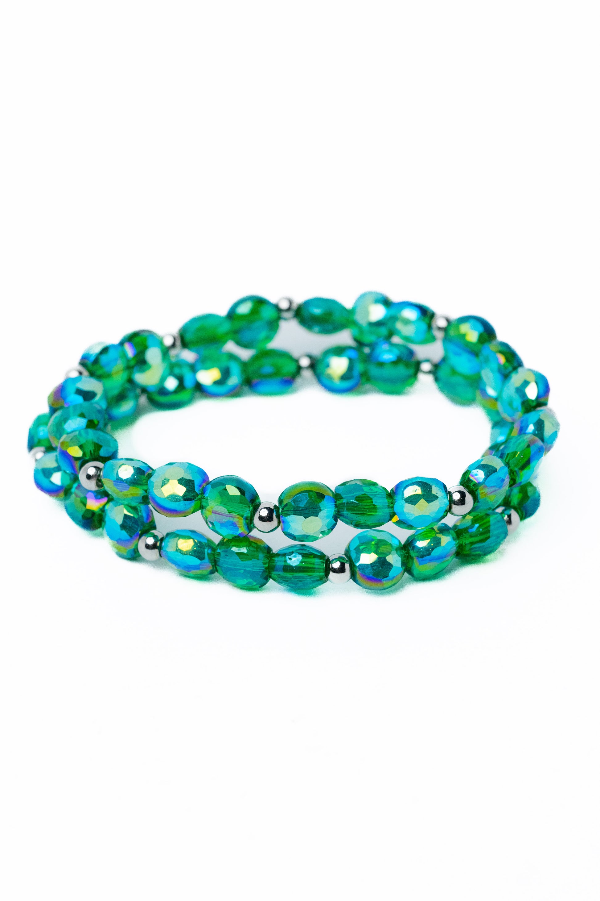 Shimmering Midnight Bracelet - Prism Jade