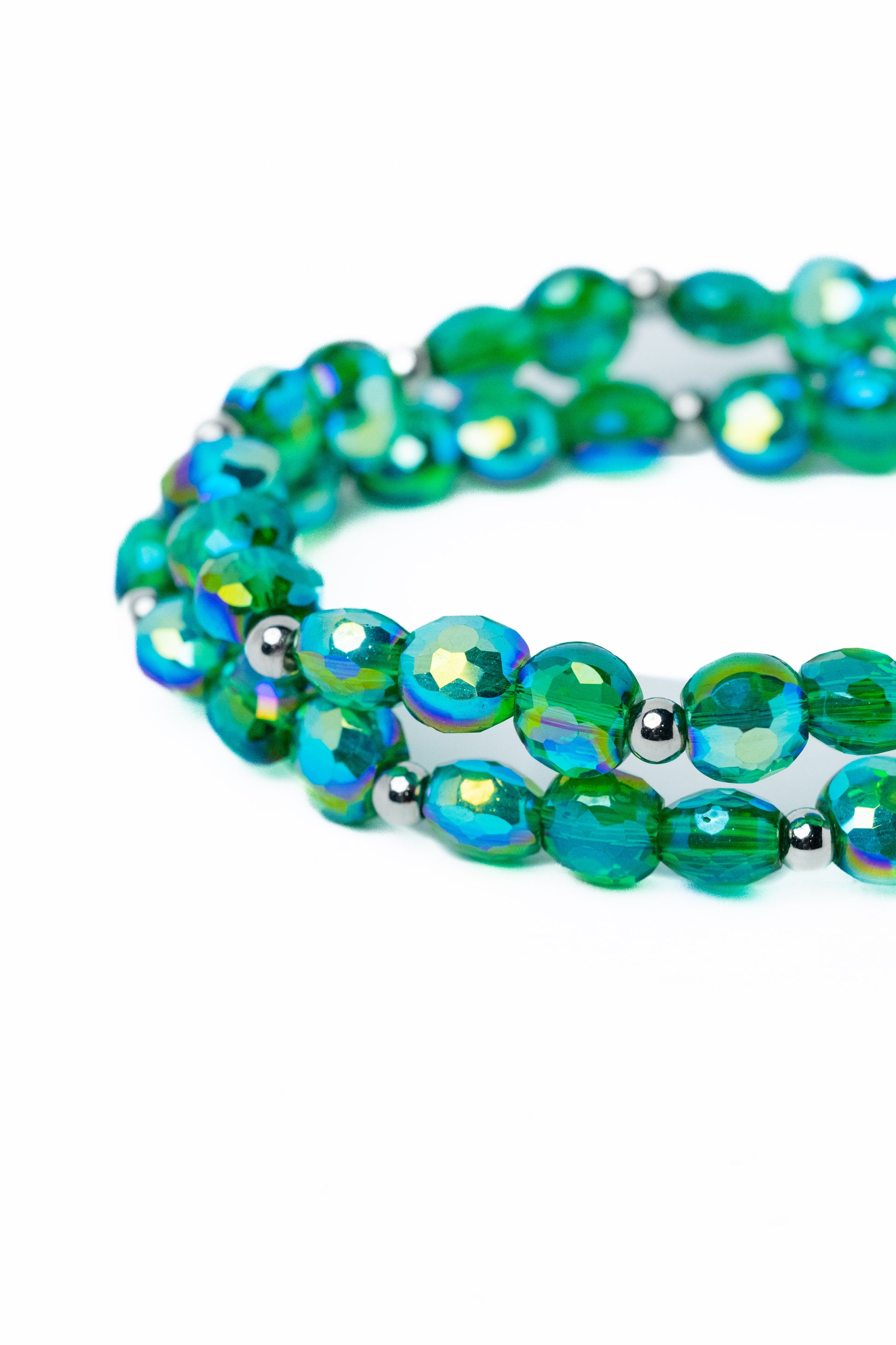 Shimmering Midnight Bracelet - Prism Jade
