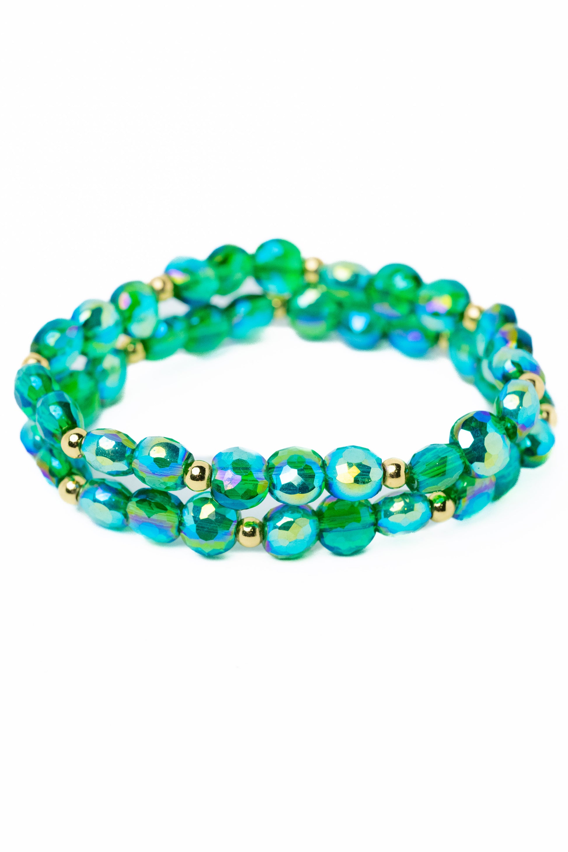 Shimmering Midnight Bracelet - Prism Jade
