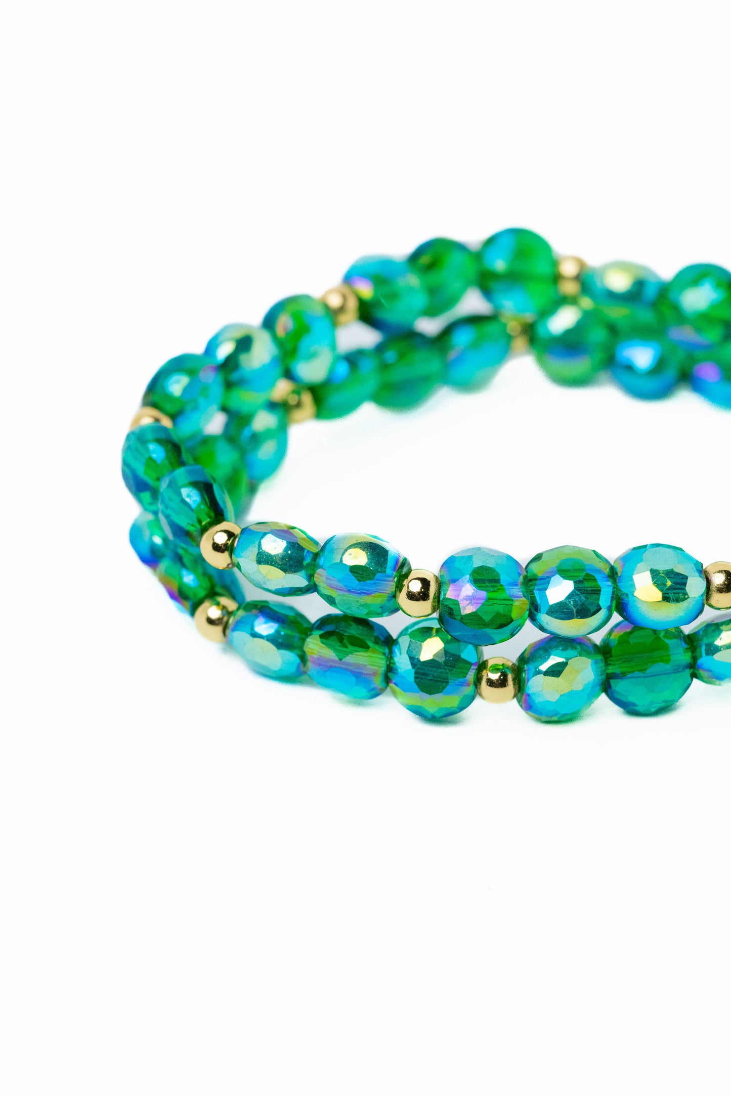 Shimmering Midnight Bracelet - Prism Jade