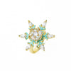 Everfrost Ring - Gold Ice Blue