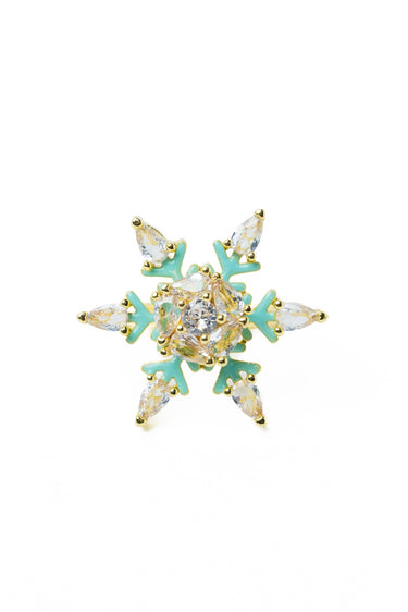 Everfrost Ring - Gold Ice Blue