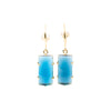 Laurel Earrings - Gold Navy