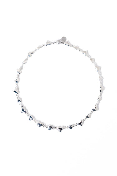 Love Me Necklace - Liquid Metallic Pearl White