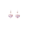 Glow Heart Earrings - Metallic Petal