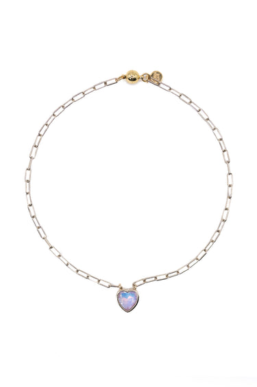 Moonlit Melody Necklace - Light Linen Lilac