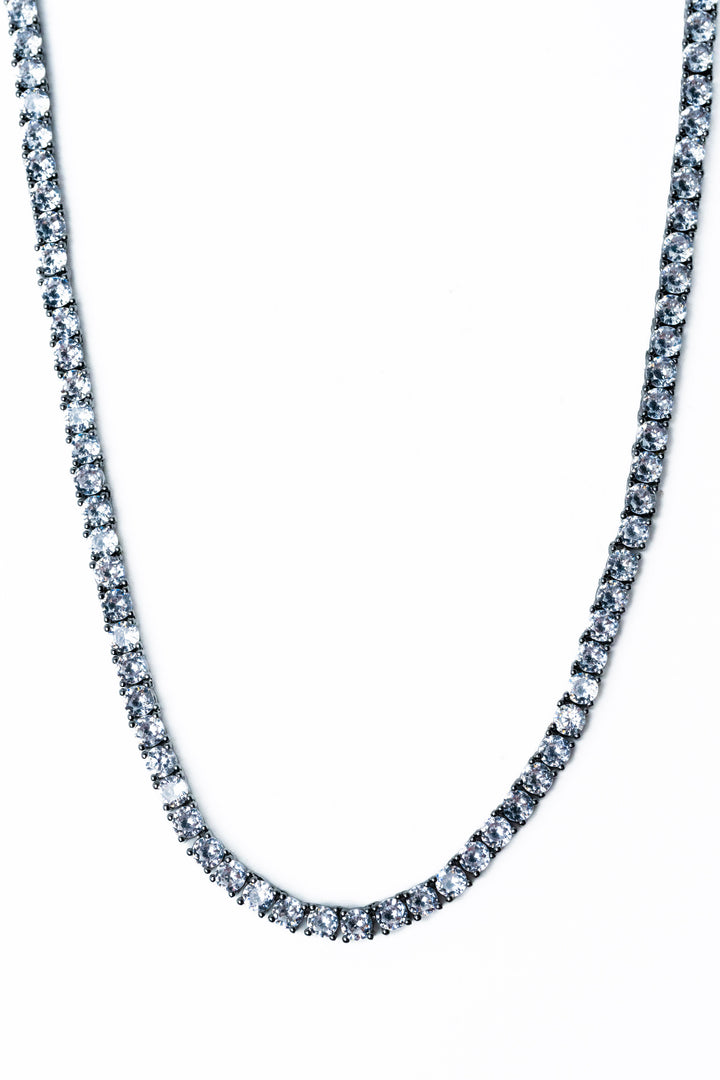 Heaven Shine On Me Necklace - Gunmetal