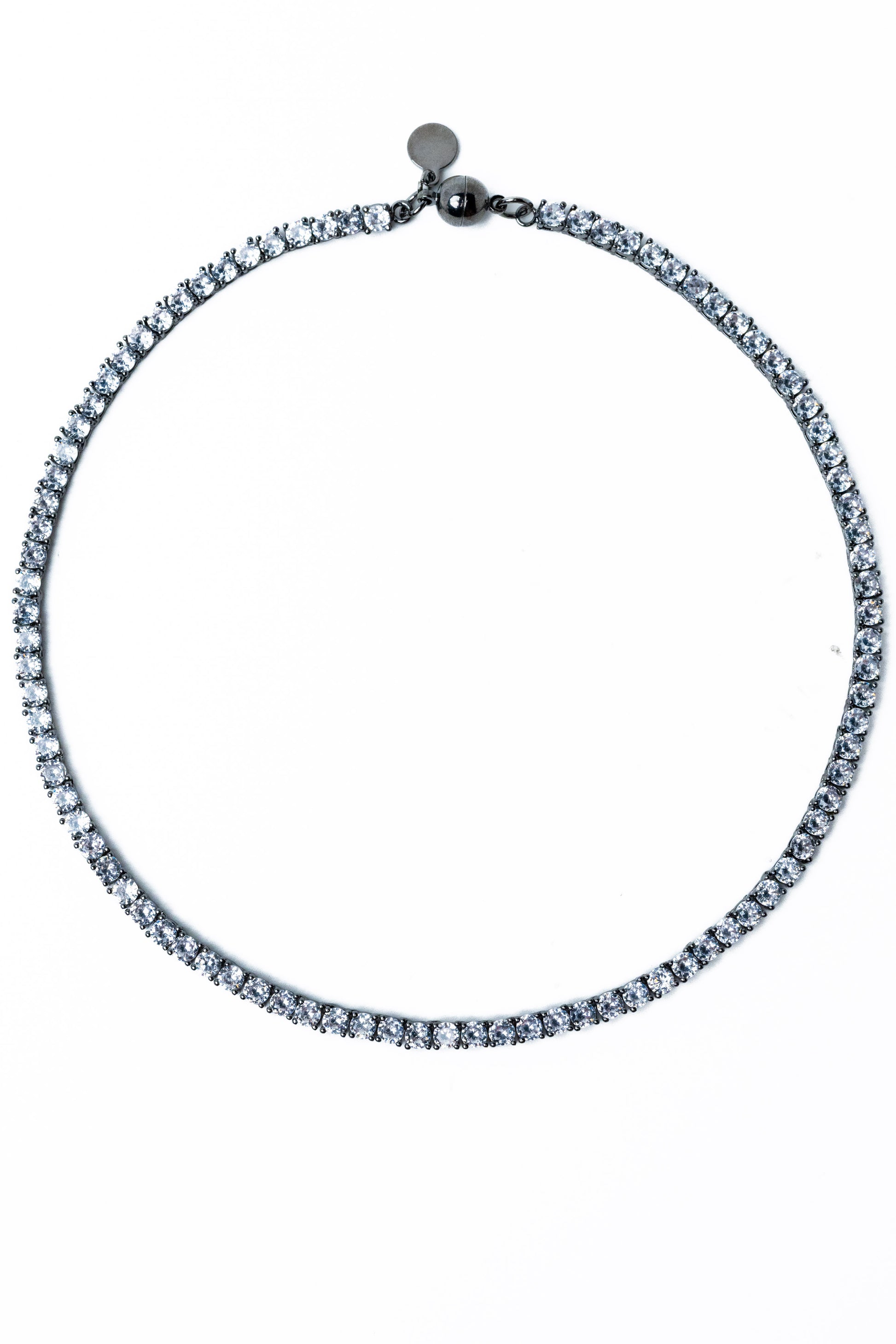 Heaven Shine On Me Necklace - Gunmetal