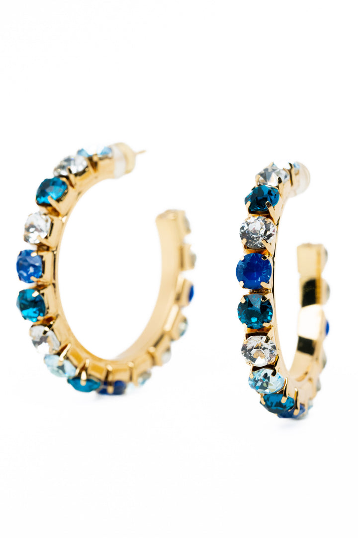 Lucy In The Sky Earrings - Aqua Sky