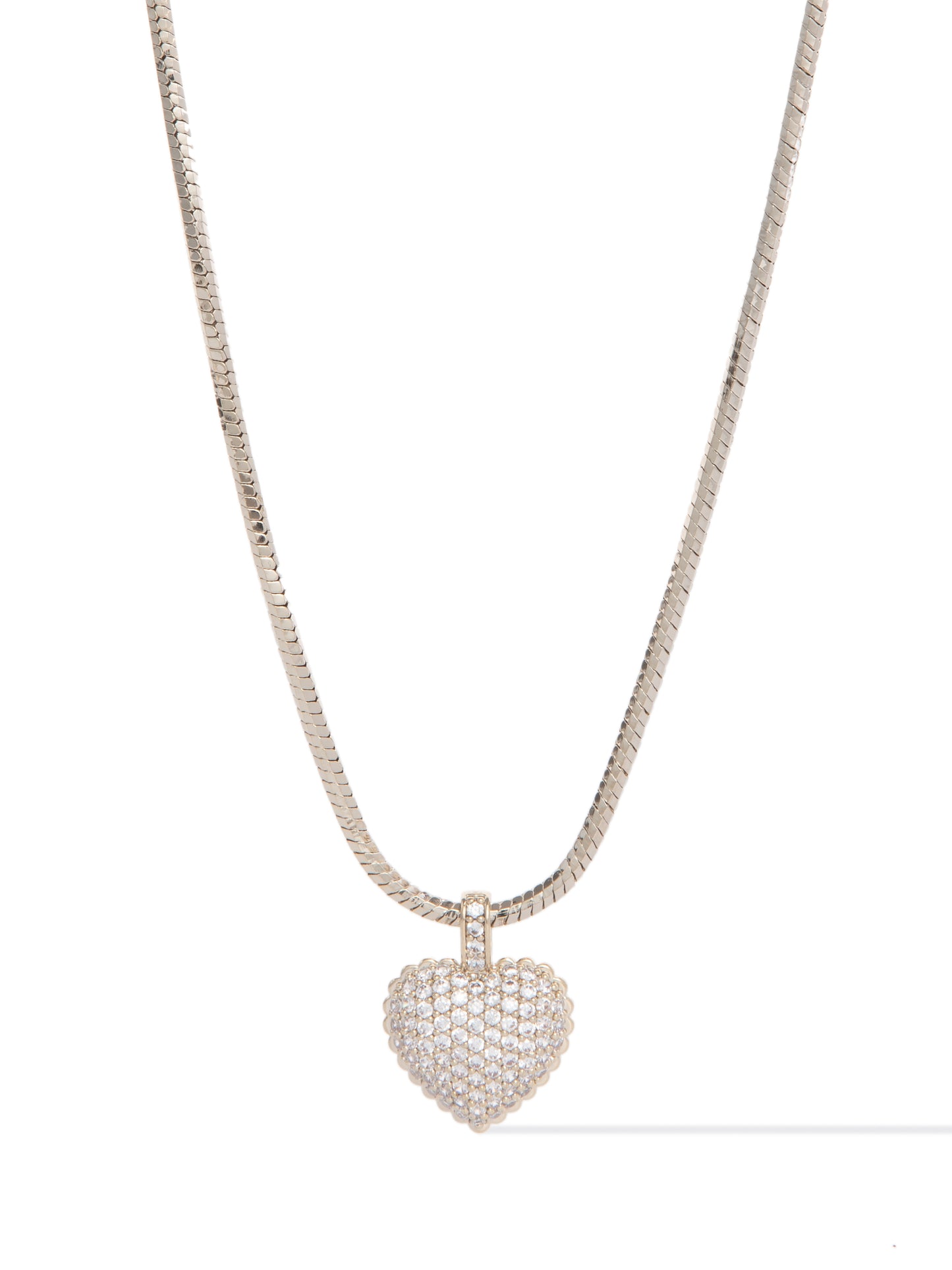 Dear Heart Necklace - Linen