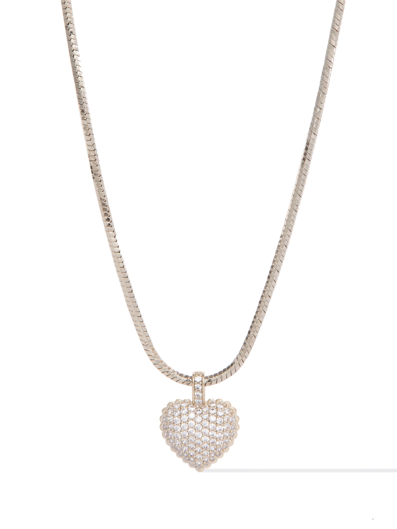 Dear Heart Necklace - Linen