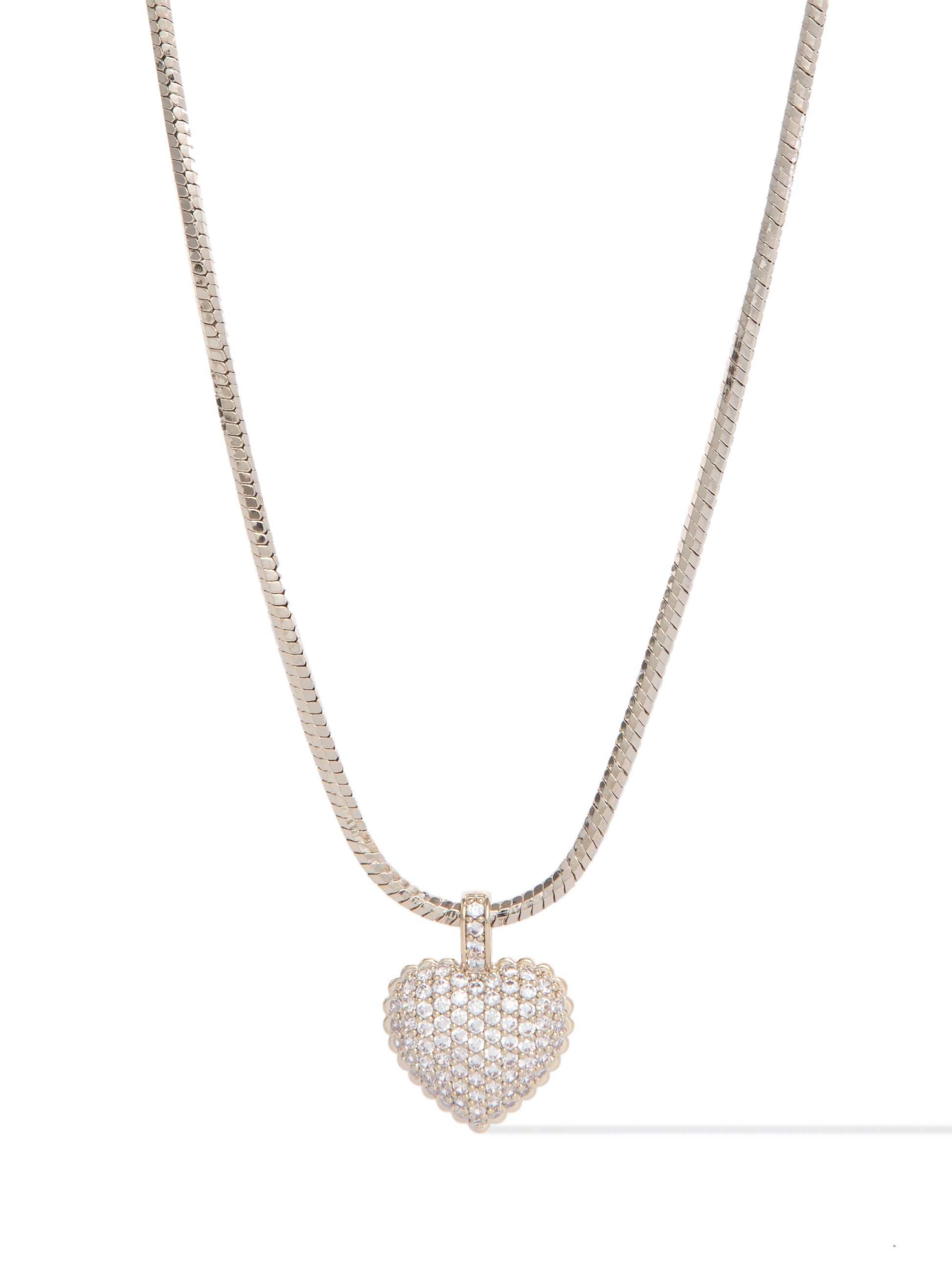 Dear Heart Necklace - Linen
