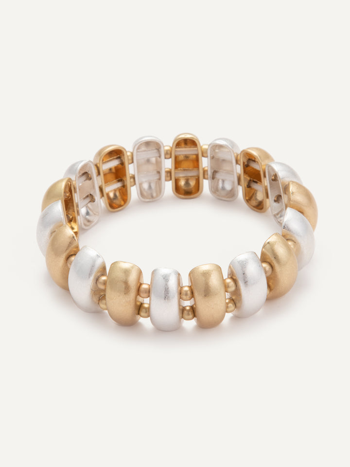 Desert Dream Bracelet - Gold Pearl White