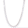Diamond Heart Necklace - Linen