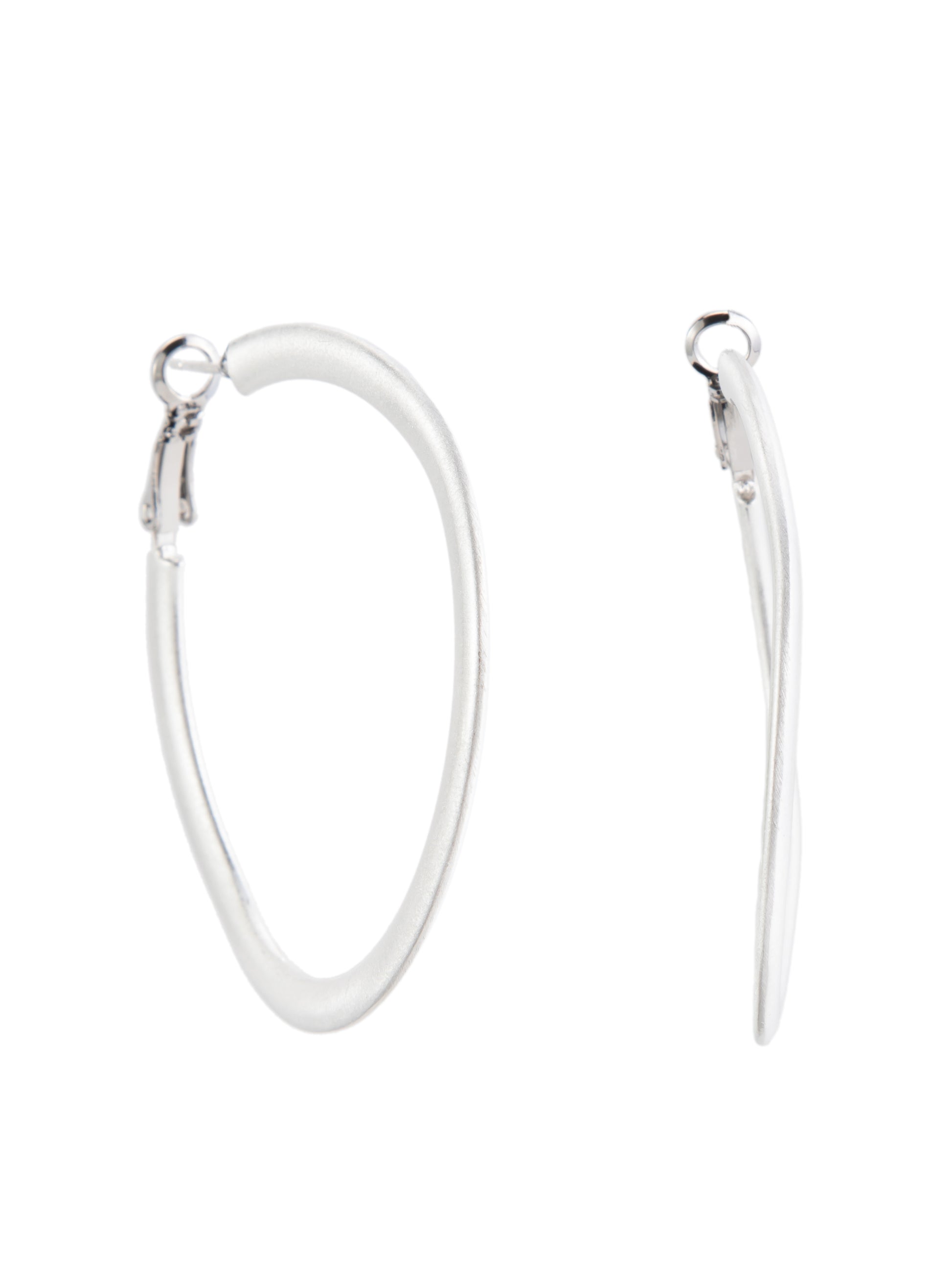Disco Diva Earrings - Metallic Pearl White