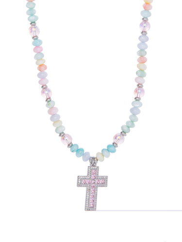 Don't Stop Believin' Necklace - Pastel Dream