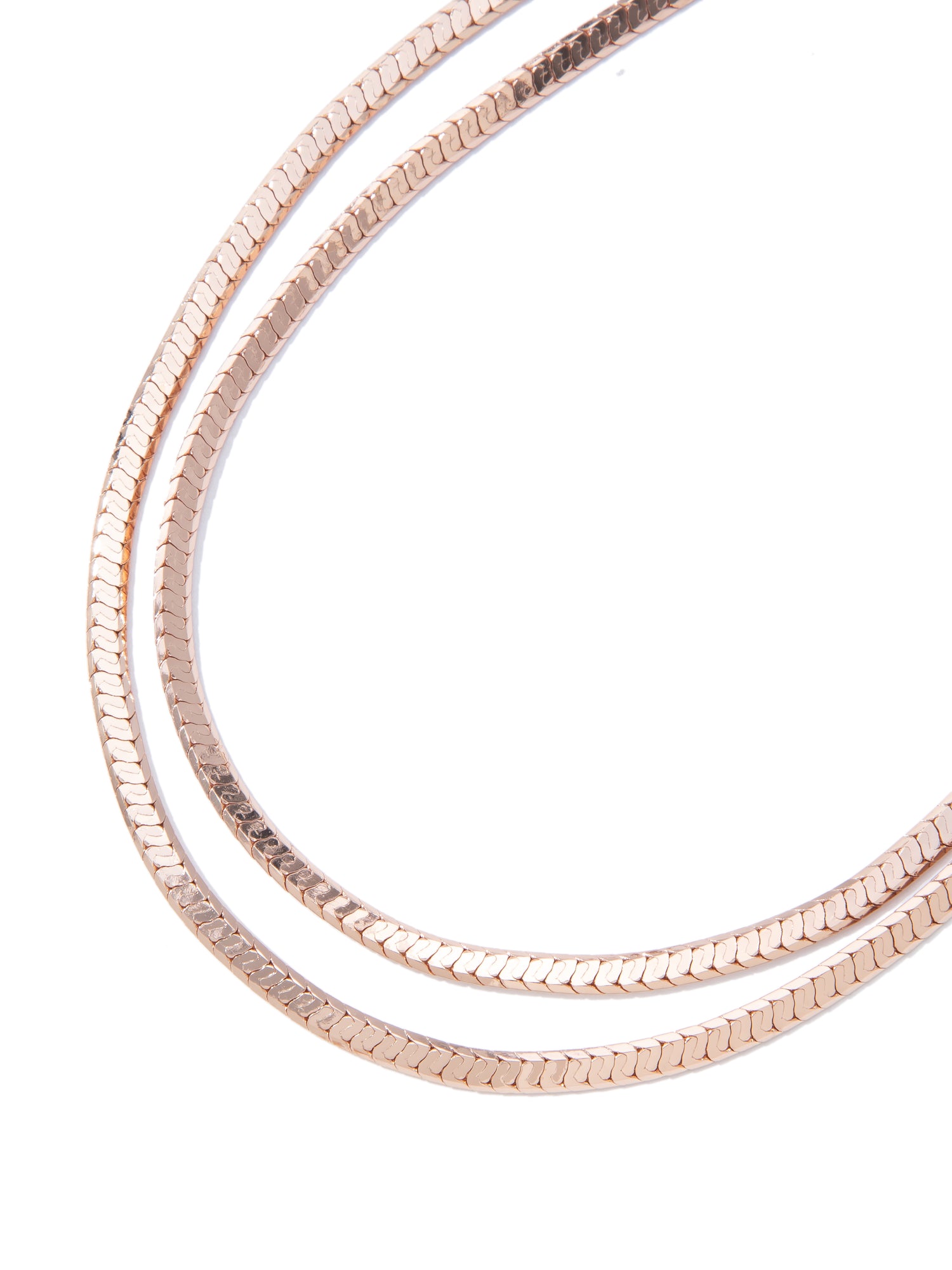 Don't Stop Me Necklace - Rose Gold