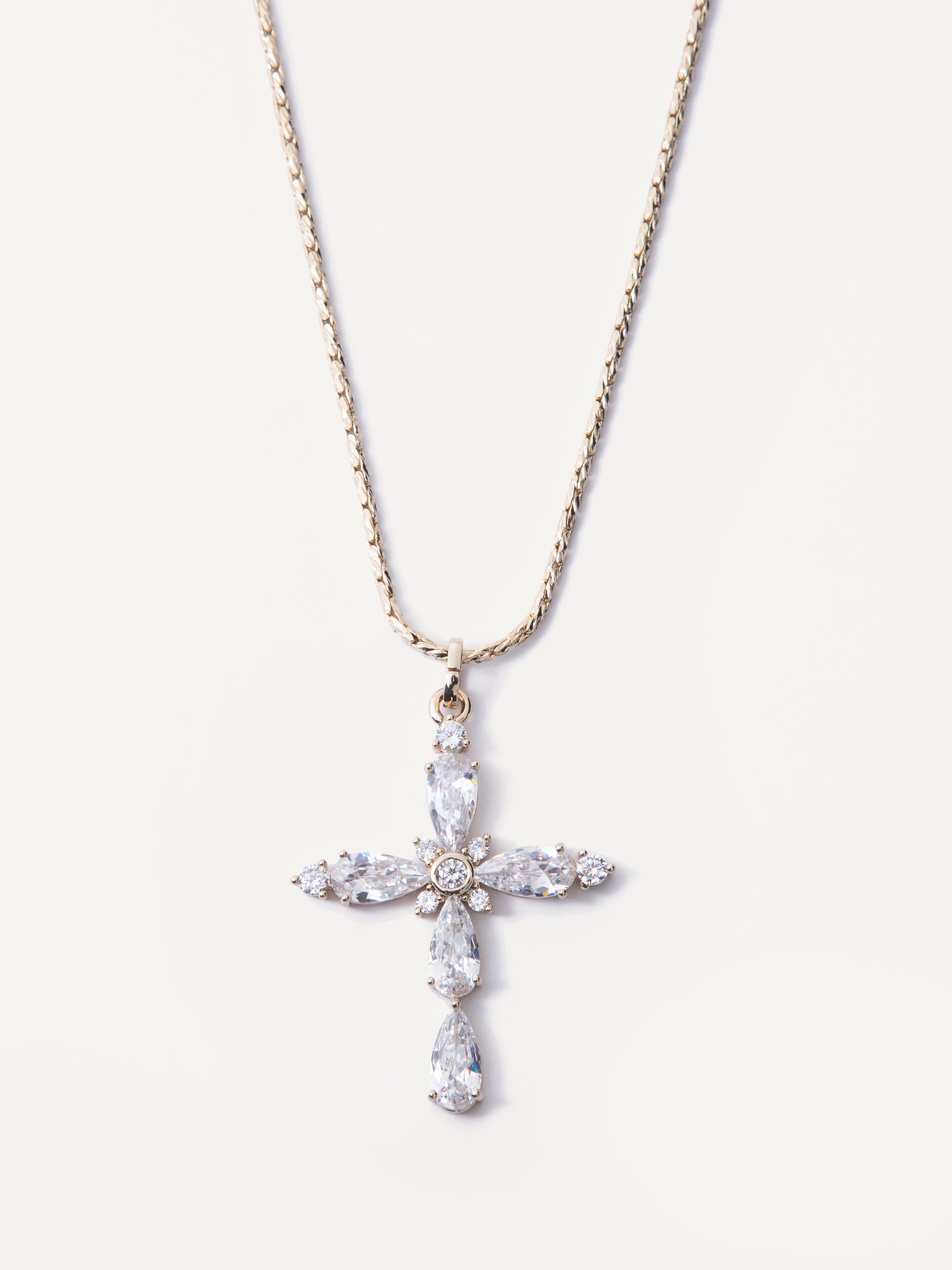 Donatella Necklace - Metallic Linen