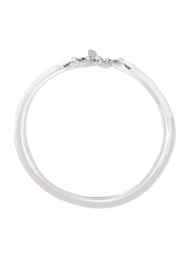 Double The Fun Necklace - Liquid Metallic Pearl White