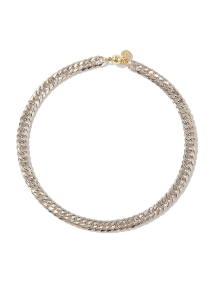 Dream On Necklace - Metallic Linen