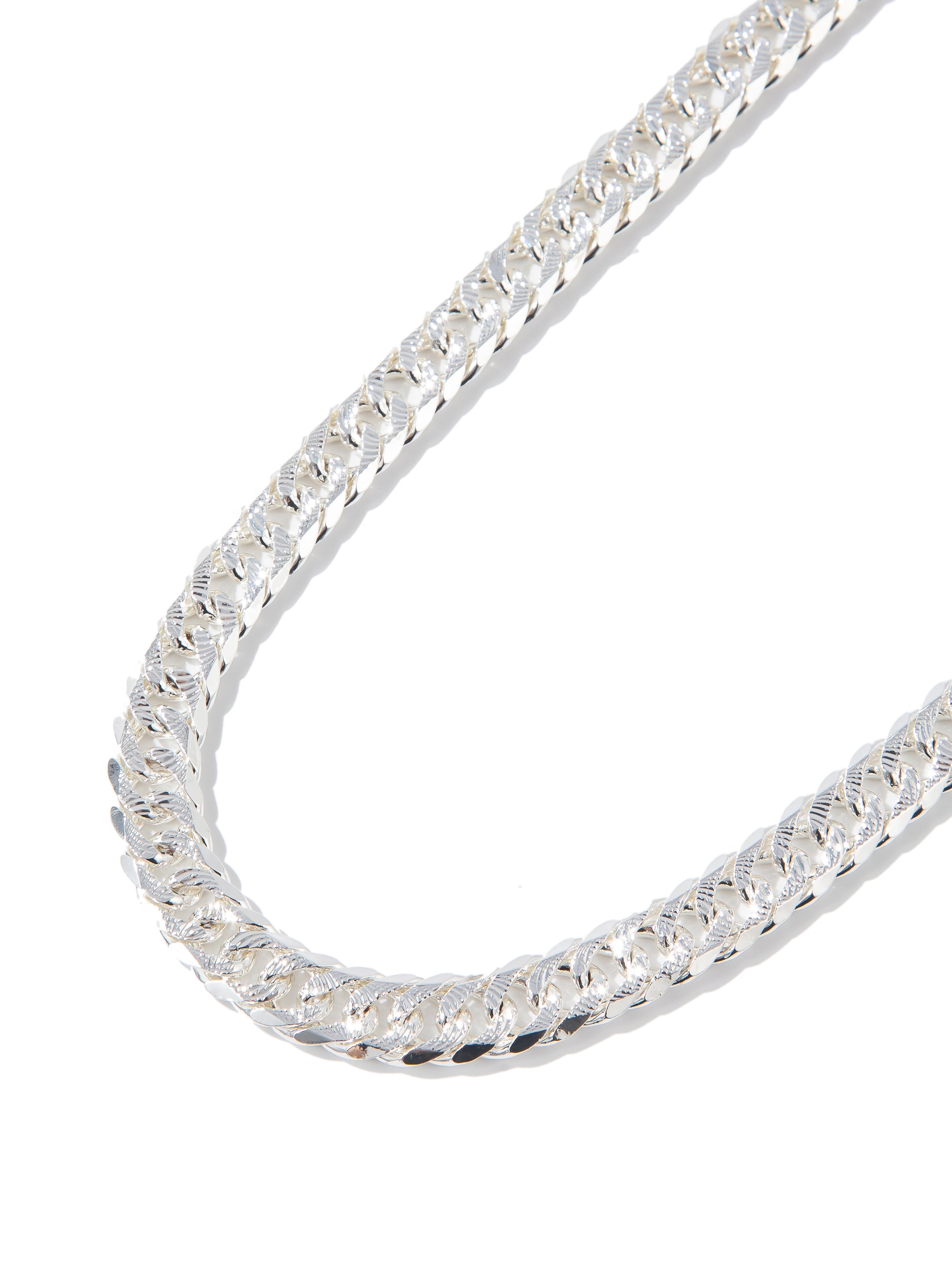 Dream On Necklace - Liquid Metallic Pearl White