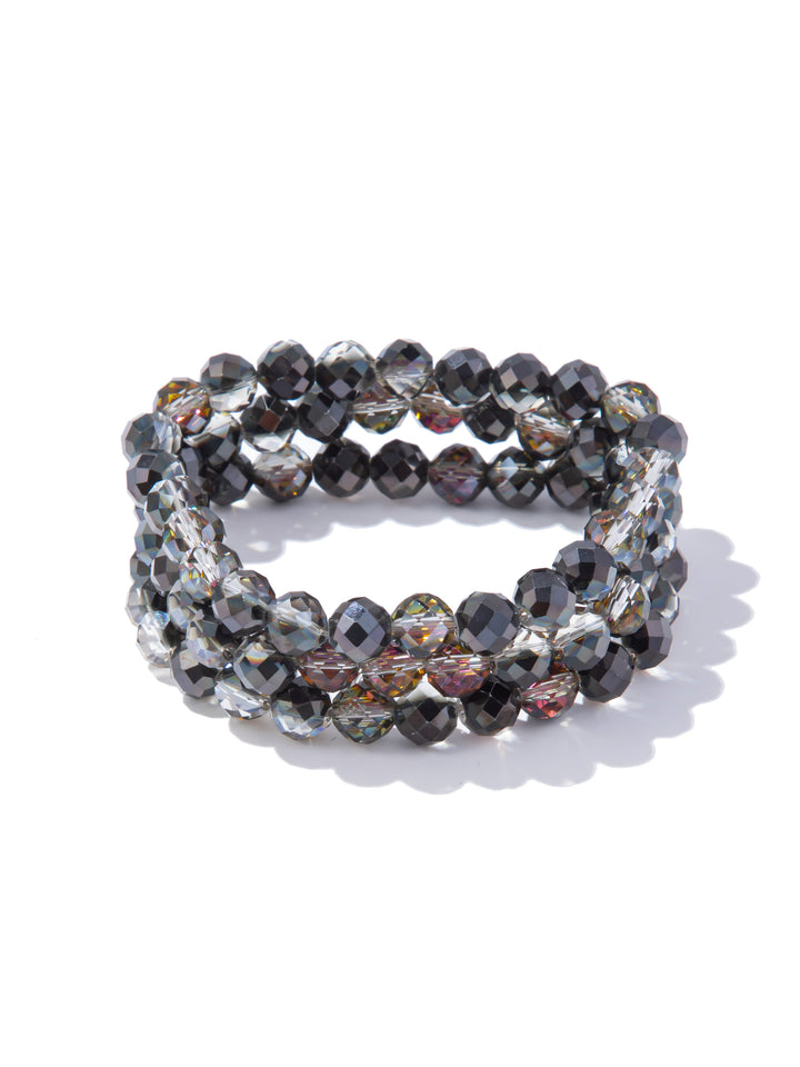 Dusk Blossom Bracelet Set - Mystic Night