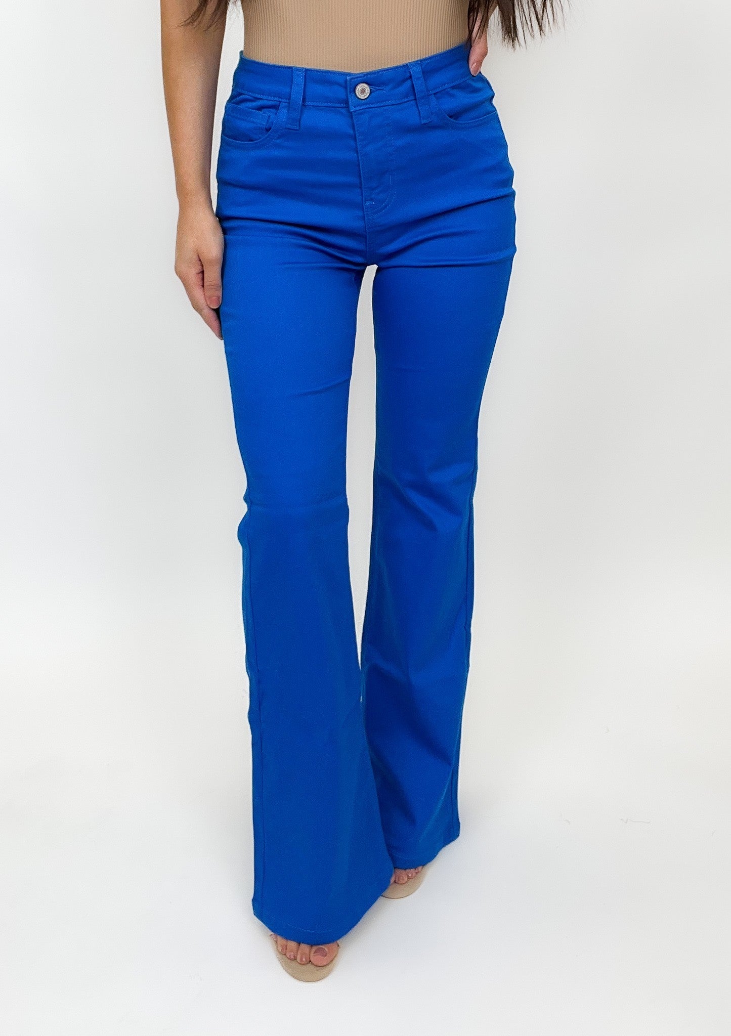 Zenana High Rise Bootcut Denim Pants