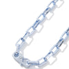 Gravity Necklace - Liquid Metallic Ice Blue