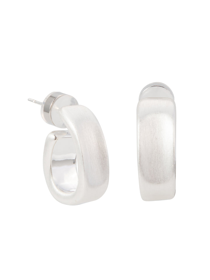 Elowen Earrings - Liquid Metallic Pearl White