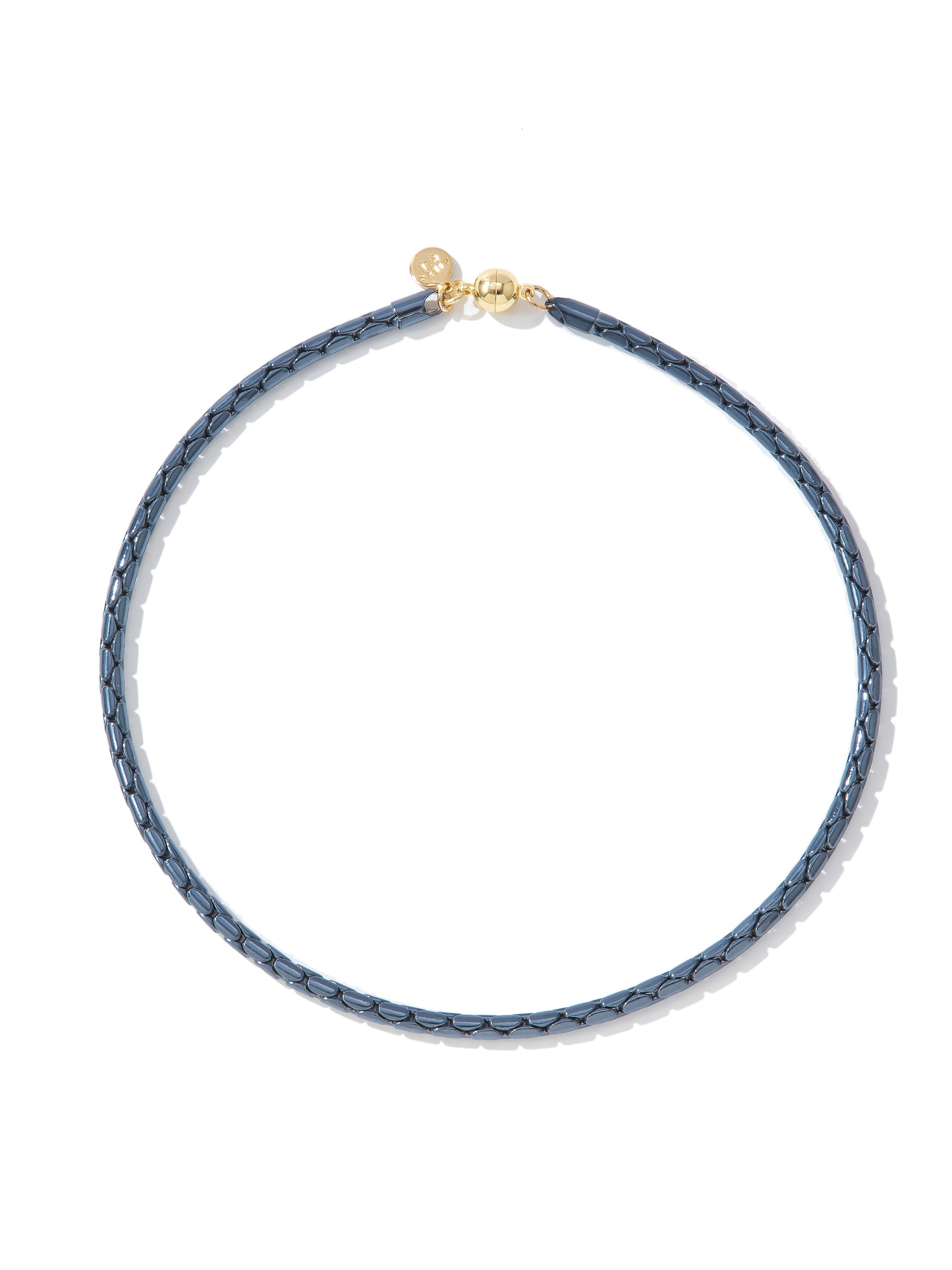 Emily Necklace - Metallic Storm Sky