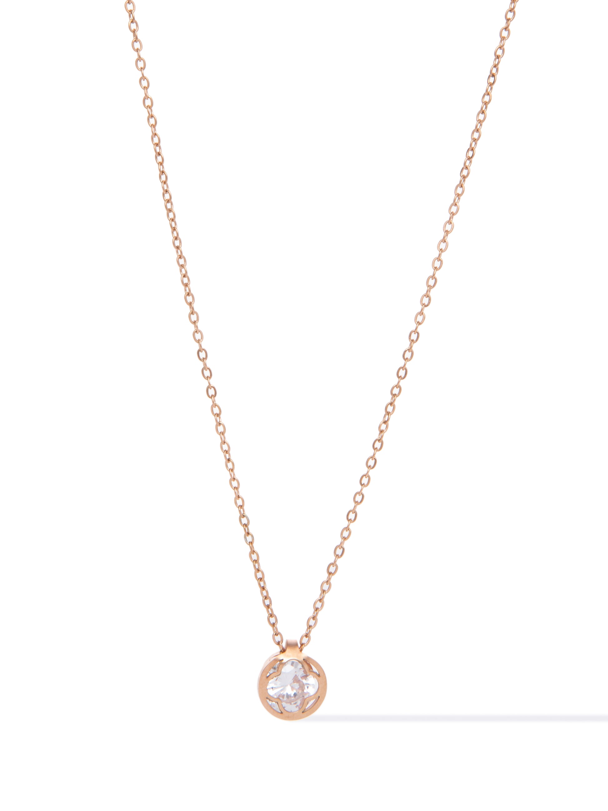 Estelle Necklace - Rose Gold