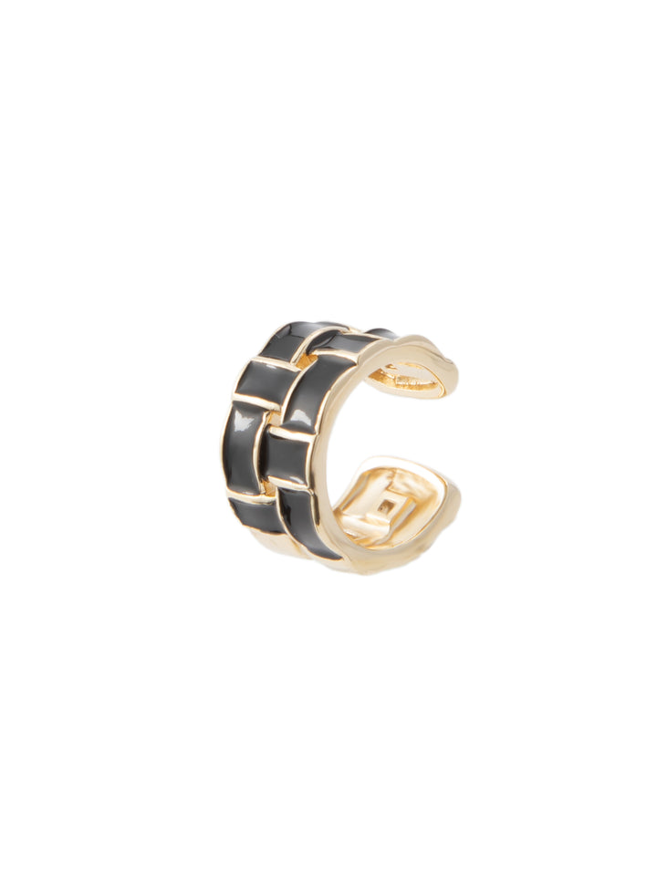 Eternal Embrace Ear Cuff - Gold Black