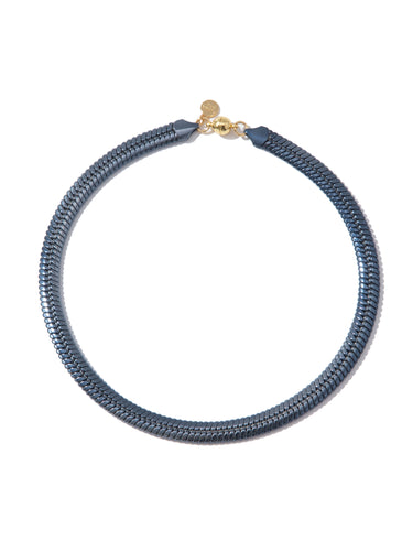 Evelyn Necklace - Metallic Stormy Sky