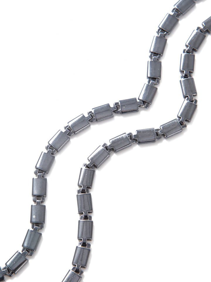 Across The Lines Necklace - Liquid Metallic Twilight