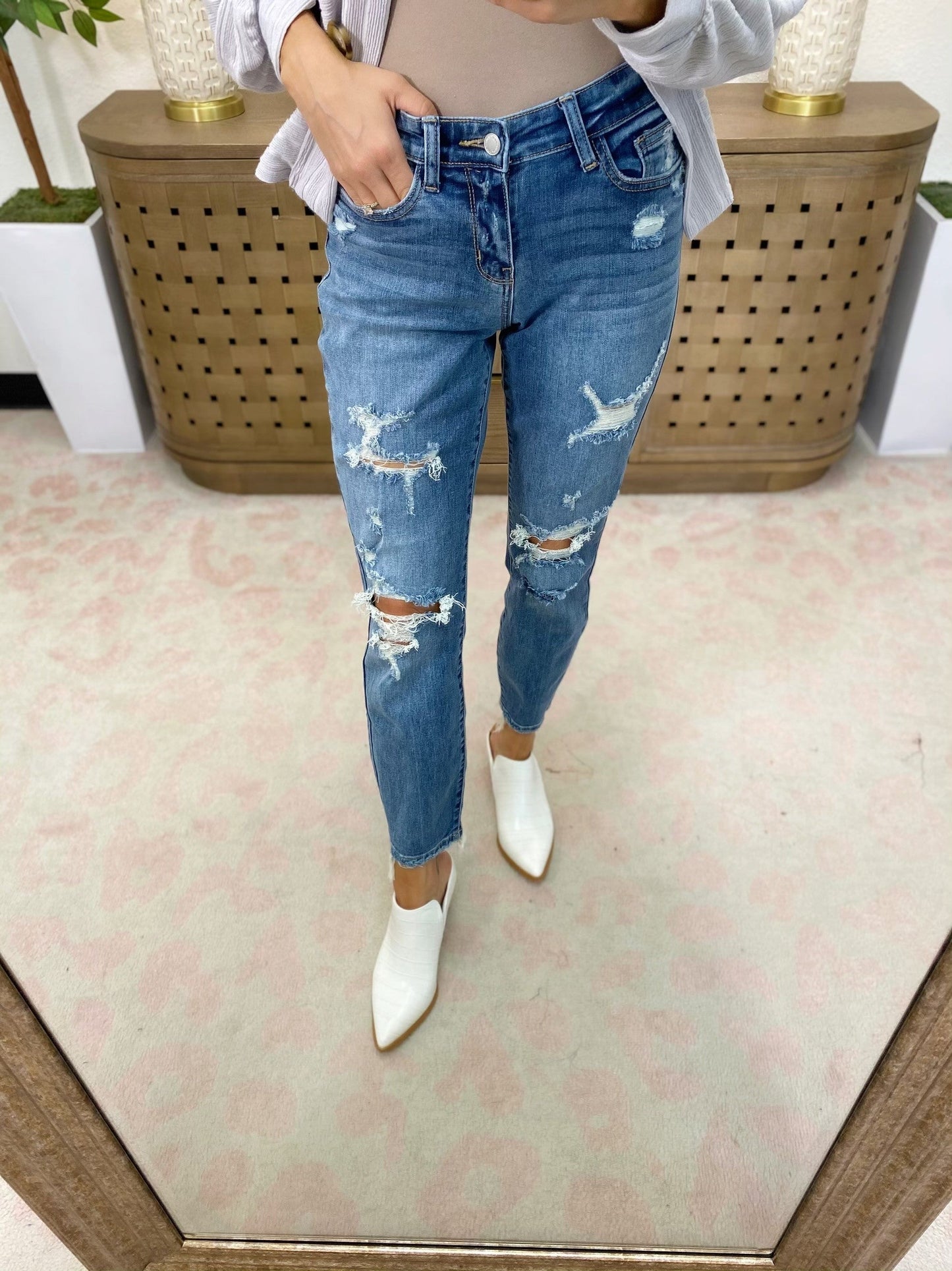 Judy Blue Shines On You Boyfriend Denim