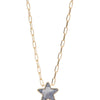 Star Of My Life Necklace - Gold Smokey