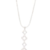 Fleur D'Orlane Necklace - Liquid Metallic Pearl White